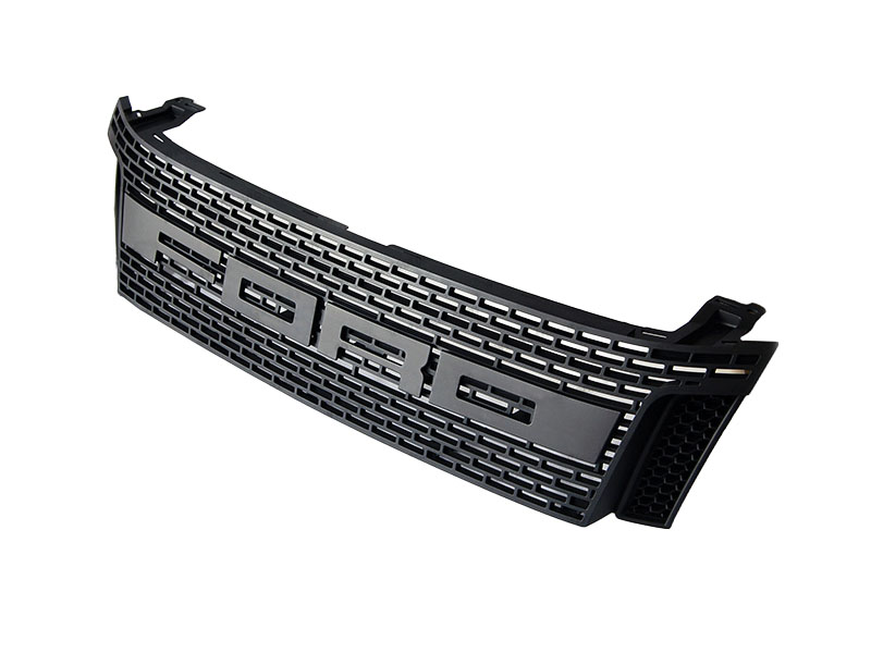 Grelha frontal em ABS com letras “FORD” para Ford Ranger 2012–2016.