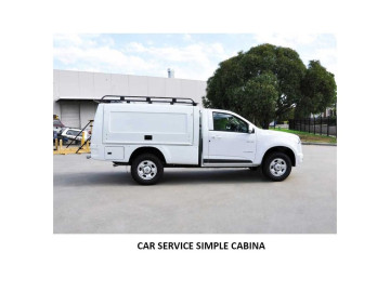 Hard Top Industrial CAR SERVICE / Ford Ranger 2012+ (Cabine Simples) - Ford Ranger PX (2012-2018)