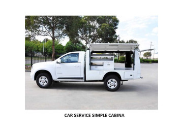 Hard Top Industrial CAR SERVICE / Ford Ranger 2012+ (Cabine Simples) - Ford Ranger PX (2012-2018)