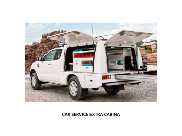 Hard Top Industrial CAR SERVICE / Isuzu DMAX N60 2021+ (Cabine Extra)