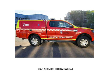 Hard Top Industrial CAR SERVICE / Isuzu DMAX N60 2021+ (Cabine Extra)