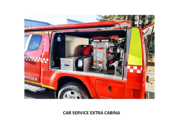 Hard Top Industrial CAR SERVICE / Isuzu DMAX N60 2021+ (Cabine Extra)