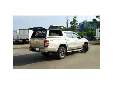 Hard Top em Fibra Cabine Dupla com janelas 