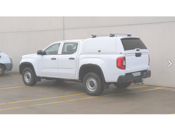HardTop ALPHA CMX em fibra de vidro, com portas laterais elevatórias em fibra de vidro (cabina dupla)- Ford Ranger (2023+)