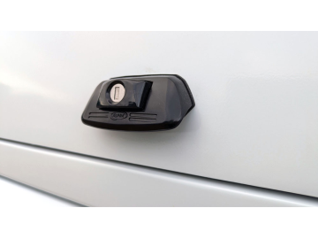 HardTop ALPHA CMX em fibra de vidro, com portas laterais elevatórias em fibra de vidro (cabina dupla)- Ford Ranger (2023+)