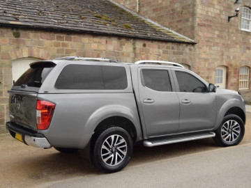 HardTop ALPHA GSS em fibra, com janelas (cabine dupla)- Navara D23 NP300 (2016-)