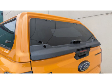 Hardtop AEROKLAS Stylish Plus em ABS com portões para Toyota Hilux 2026+ (cabina dupla)