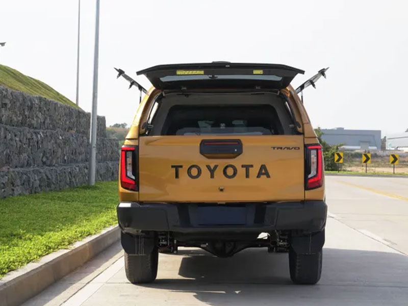 Hardtop AEROKLAS Stylish Plus em ABS com portões para Toyota Hilux 2026+ (cabina dupla)