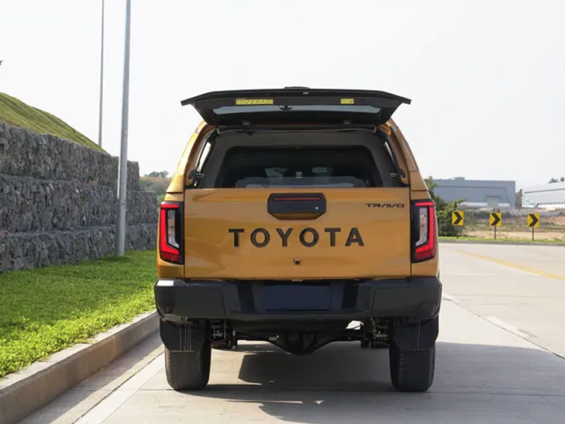 Hardtop AEROKLAS em ABS com janelas para Toyota Hilux 2026+ (cabina dupla)