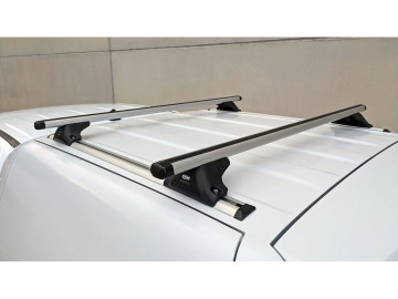 Hardtop ALPHA CMX em fibra, com portões em vidro para dupla cabina, com comando remoto.