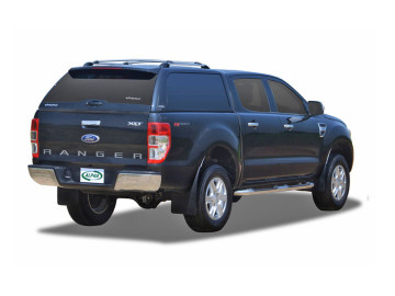 Hardtop ALPHA GSE-C em fibra sem janelas para Ford Ranger 2012–2023 Cabina Dupla