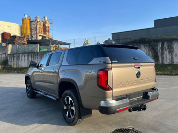 Hardtop ALPHA TYPE-E+ AIR em fibra, com janelas, primer (cabine dupla) (VW Amarok 2023+)