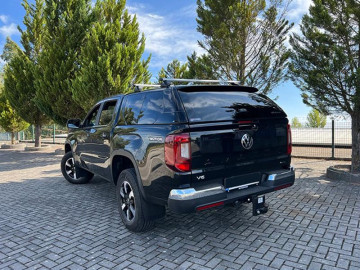 Hardtop ALPHA TYPE-E+ AIR em fibra, com janelas, primer (cabine dupla) (VW Amarok 2023+)