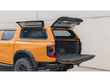 Hardtop Aeroklas Stylish Plus em ABS, com janelas elevatórias (cabine dupla) Ford Ranger 2023+