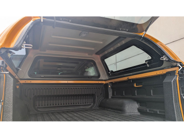 Hardtop Aeroklas Stylish Plus em ABS, com janelas elevatórias (cabine dupla) Ford Ranger 2023+