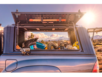 Hardtop SMARTCAP EVO ADVENTURE para Ford Ranger 2012–2022 (Cabina Extra) – Preto Mate