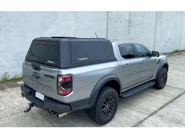 Hardtop SMARTCAP EVO ADVENTURE para Ford Ranger 2012–2022 (Cabina Extra) – Preto Mate