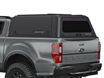 Hardtop SMARTCAP EVO ADVENTURE para Ford Ranger 2012–2022 (Cabina Extra) – Preto Mate