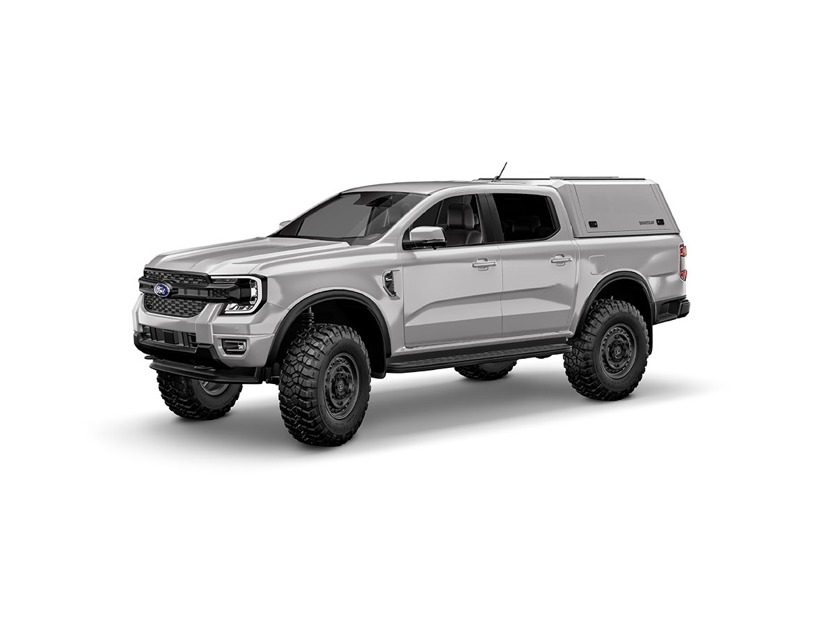 Hardtop SMARTCAP EVO COMMERCIAL Ford Ranger 2023+ (cabina dupla) – Branco Commercial