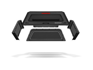 Hardtop SMARTCAP EVO COMMERCIAL Ford Ranger 2023+ (cabina dupla) – Preto mate