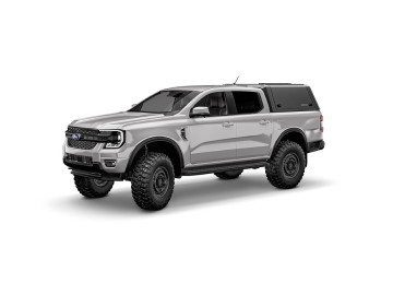 Hardtop SMARTCAP EVO COMMERCIAL Ford Ranger 2023+ (cabina dupla) – Preto mate