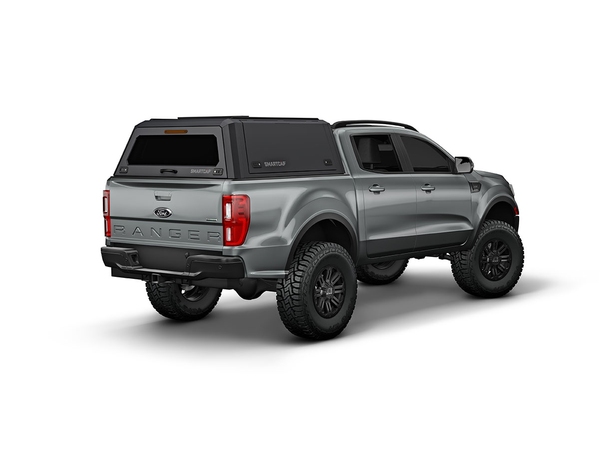 Hardtop SMARTCAP EVO COMMERCIAL Ranger 2012-2022 (cabine dupla) - Matte Black
