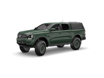Hardtop SMARTCAP EVO COMMERCIAL Ranger 2023+ (cabine extra) - Matte Black
