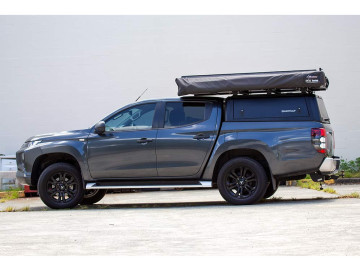 Hardtop SMARTCAP EVO COMMERCIAL para Mitsubishi L200 Triton 2016–2024 (dupla cabina) – Preto Mate