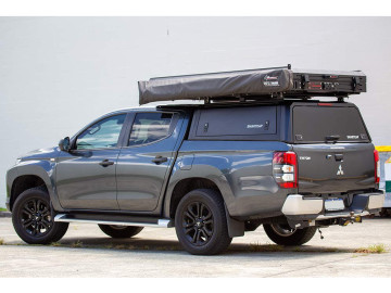 Hardtop SMARTCAP EVO COMMERCIAL para Mitsubishi L200 Triton 2016–2024 (dupla cabina) – Preto Mate