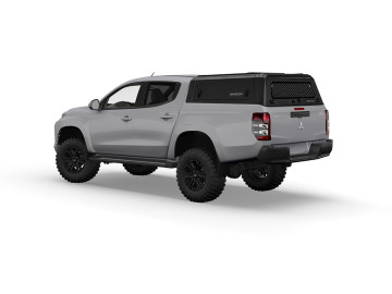 Hardtop SMARTCAP EVO COMMERCIAL para Mitsubishi L200 Triton 2016–2024 (dupla cabina) – Preto Mate