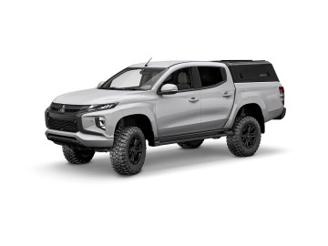 Hardtop SMARTCAP EVO COMMERCIAL para Mitsubishi L200 Triton 2016–2024 (dupla cabina) – Preto Mate