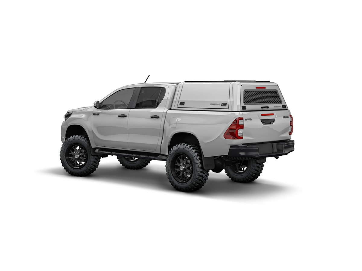 Hardtop SMARTCAP EVO COMMERCIAL para Toyota Hilux 2016 em diante (Cabina Dupla) – Branco Comercial
