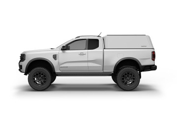 Hardtop SMARTCAP EVO HATCHBACK para Ranger 2023+ (cabina extra) – Branco Comercial