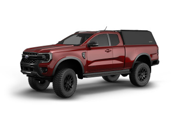 Hardtop SMARTCAP EVO HATCHBACK para Ranger 2023+ (cabina extra) – Preto Mate