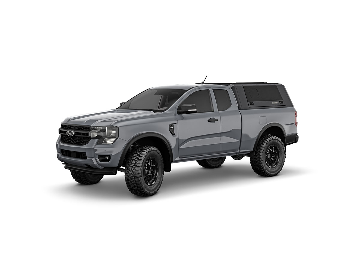 Hardtop SMARTCAP EVO SPORT Ranger 2012-2022 (cabine extra) - Matte Black