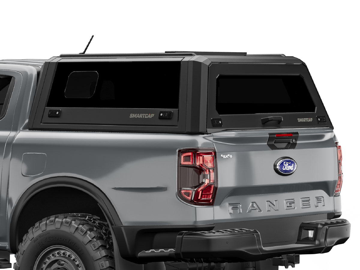 Hardtop SMARTCAP EVO SPORT Ranger 2023+ (cabina extra) – preto mate