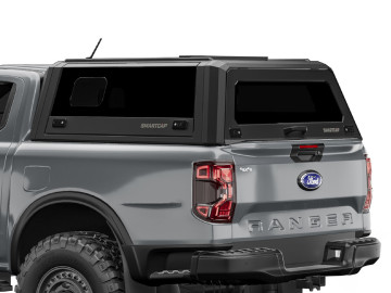 Hardtop SMARTCAP EVO SPORT para Ford Ranger 2023+ (Cabina Extra) – Preto Mate