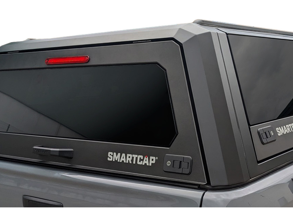 Hardtop SMARTCAP EVO SPORT para Ford Ranger 2023+ (Cabina Extra) – Preto Mate