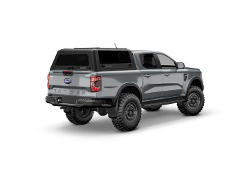 Hardtop SMARTCAP EVO SPORT para Ford Ranger 2023+ (Cabina Extra) – Preto Mate
