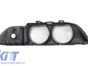 Headlight Glass Lens Replacement suitable for BMW 5 Series E39 Pre Facelift (1996-2000) Left Side