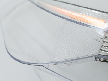 Headlight Lens Glass Left Side suitable for BMW 5 Series E60 E61 Non-LCI (2003-03.2007) Limousine Touring