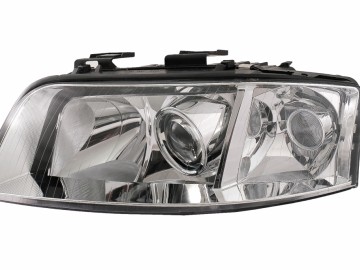 Headlight suitable for AUDI A6 4B (C5) (2001-2004) Limo Avant Chrome - LEFT