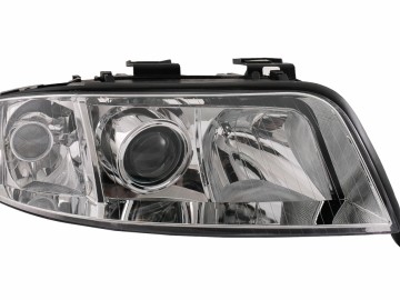 Headlight suitable for AUDI A6 4B (C5) (2001-2004) Limo Avant Chrome RIGHT