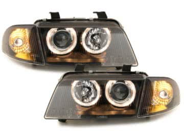 Headlights Angeleyes suitable for AUDI A4 B5 (1995-1998) 2 Halo Rims