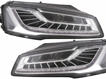 Headlights Full LED suitable for AUDI A8 Sedan Facelift (4H, D4) (2014-2017) Matrix Design Sequential Dynamic Turning Lights