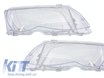 Headlights Glasses suitable for BMW 3 Series E46 LCI Facelift Sedan/Touring (2001-2004)
