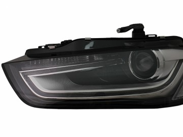 Headlights LED DRL suitable for AUDI A4 B8 (2012-2015) Black