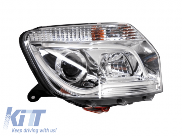 Headlights LED LightBar suitable for DACIA Duster (2010-2013)