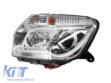 Headlights LED LightBar suitable for DACIA Duster (2010-2013)