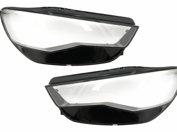 Headlights Lens Glasses suitable for AUDI A6 C7 4G (2012-2015) Clear Glass Optics